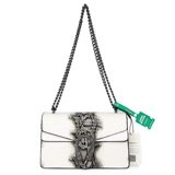 Универсальная сумка, крокодиловый принт, на одно плечо