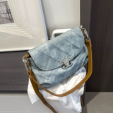 左杏 Джинсовая сумка через плечо, сумка подмышку, сумка на одно плечо