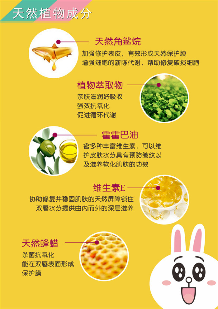Phiên bản giới hạn nhỏ thú cưng dễ thương thỏ dễ thương vịt hoạt hình nhỏ động vật màu son dưỡng môi không dính cốc màu đỏ - Son môi a32 black rouge