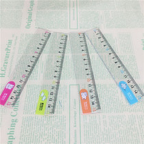 Student wave ruler morning light 15CM ruler with wave elementary school students start school with ruler corrugated ruler 15CM student ruler with ruler with wavy ruler 15cm