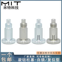 MT101 indexing quick unloading pin knob plunger diameter M10 M12 split solid positioning stop spring telescopic bolt