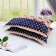 Vỏ gối chải 48 * 74cm Vỏ gối ký túc xá sinh viên có khóa kéo dành cho người lớn tăng một đôi không bằng cotton goi om
