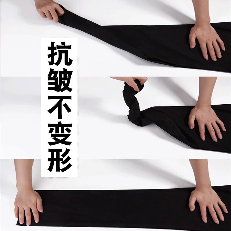 南极人 Silk summer trousers, thin elastic bullet, plus size