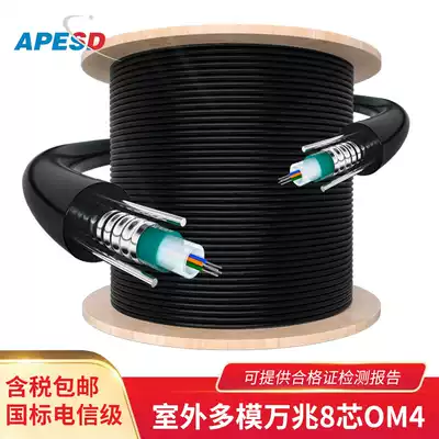 apesd outdoor multi-mode om3 om 40,000 trillion armored 4 6 8 12 24-core optical cable optical fiber GB carrier