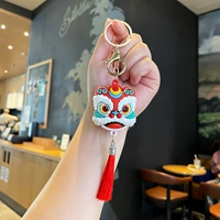 Поток головы танца льва SU-Red