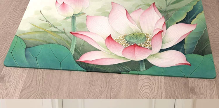 thảm cửa tấm thảm chùi chân thảm cửa lối vào 3D ở phía trước của trường để cửa phòng tắm thấm thảm không trơn trượt chà con trai nhà - Thảm sàn thảm xốp lót sàn 100x100