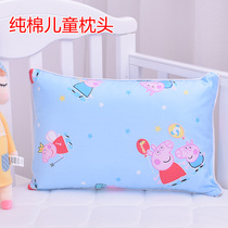 Four seasons universal childrens pillow pure cotton breathable kindergarten baby 3-6 years old children cotton cartoon nap pillow core