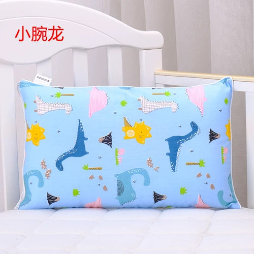 Наволочка, детская хлопковая мультяшная подушка для детского сада, 1-3-6 лет, с защитой шеи