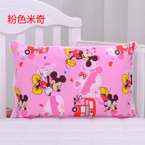 Наволочка, детская хлопковая мультяшная подушка для детского сада, 1-3-6 лет, с защитой шеи