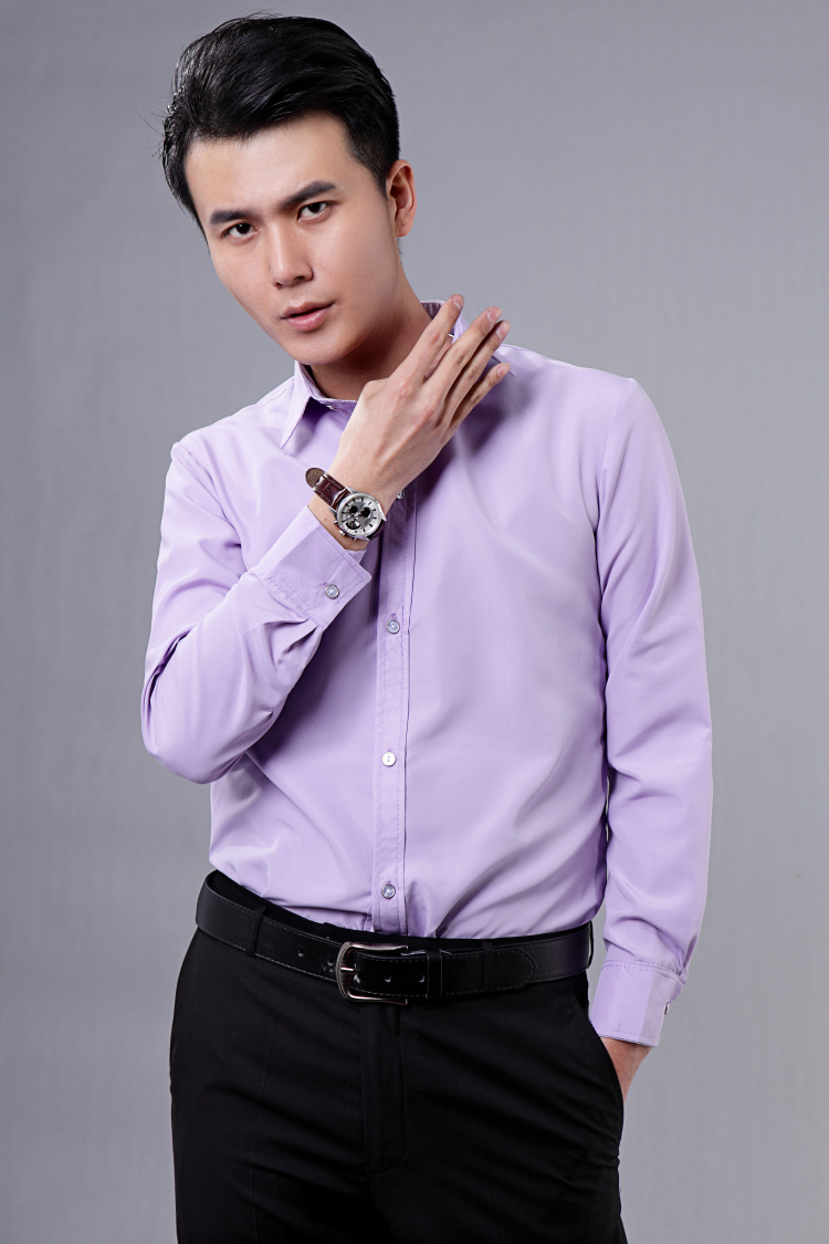 2017 chủ đề studio quần áo màu áo sơ mi nam tay dài màu rắn lưu trữ hình ảnh trình diễn áo sơ mi ảnh áo sơ mi dài