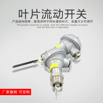 Blade type flow switch Baffle type mechanical water flow switch Target type flow sensor Pipe water flow detector