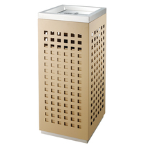 Shopping mall fashion trash can square hole trash can mall flip trash bin personality hotel elevator on trash can