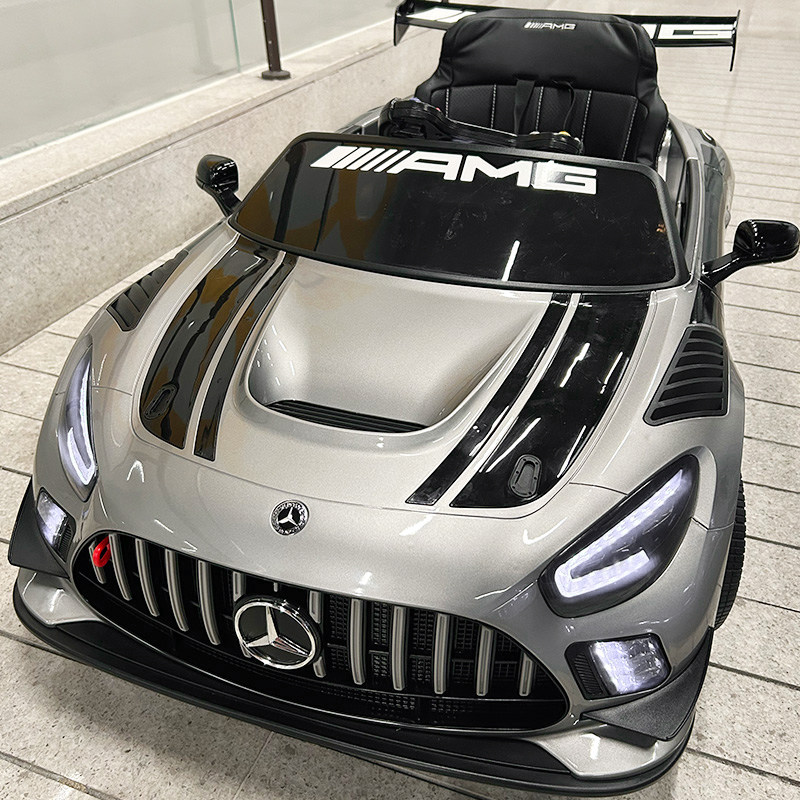 Детский электромобиль Mercedes-Benz, четырехколесный игрушечный автомобиль, способный садиться на людей, детский спортивный автомобиль, детский гоночный автомобиль с дистанционным управлением, коляска для мальчиков и девочек