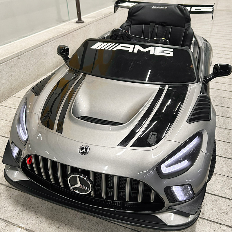Mercedes-Benz Children's Electric Car Four-Wheel Toy Car That Can Seat People, Baby Sports Car, Baby Remote Control Racing Car, Boys' and Girls' Car