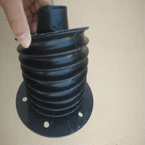 Flange round screw dust cover machine tool screw organ protective cover hydraulic cylinder cylinder telescopic protective cover