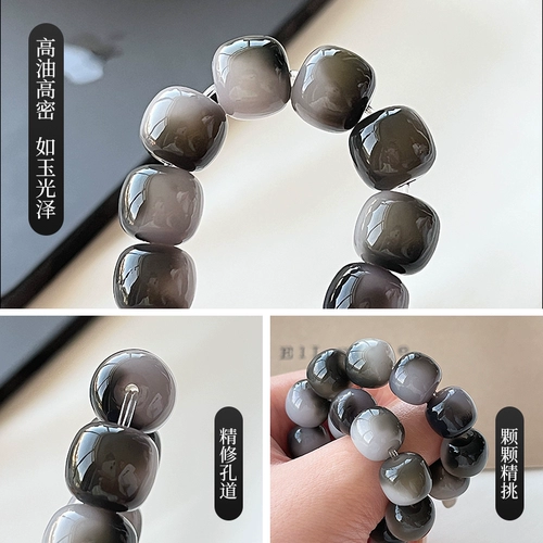 Четки бодхи из грецкого ореха, четки из круглых бусин, браслет