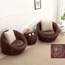 Such as silk pure wicker sofa handwoven balcony single living room sloth with tea chair combined bedroom outdoor