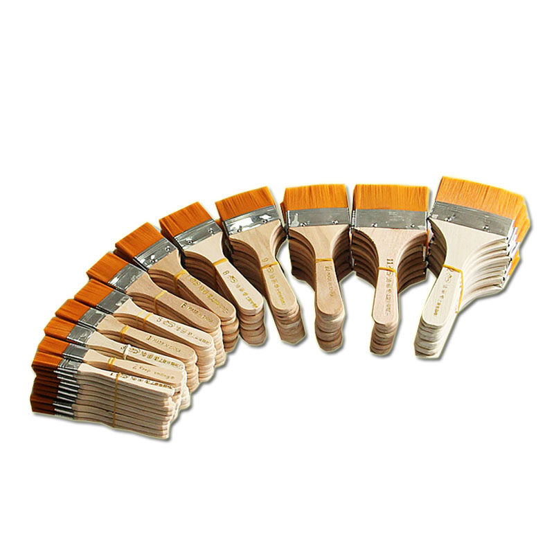 Nylon brush board brush Children's painting brush Painting brush row