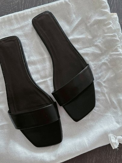 Sheepskin Version~2025 New Style Women's Summer Slip-On Flat Sandals, Niche Design, Retro Roman Style Cool Slippers