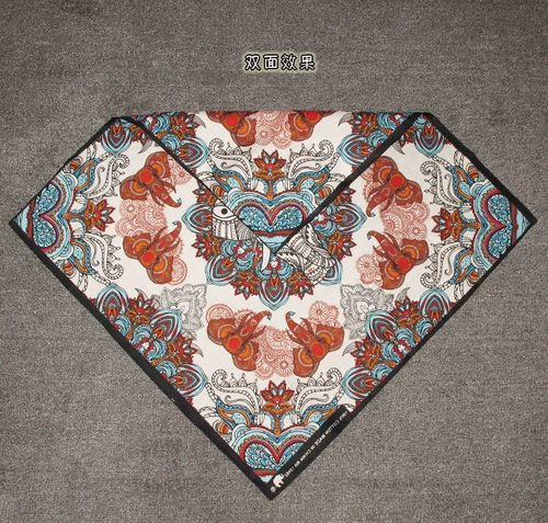 Повязка на голову в стиле хип-хоп, ретро брендовый носовой платок, европейский стиль