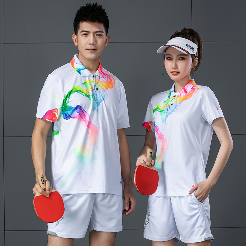 Men and women badminton speed dry suit lovers breathable table tennis ball sweaty sweaty sports trousers custom-made group purchase