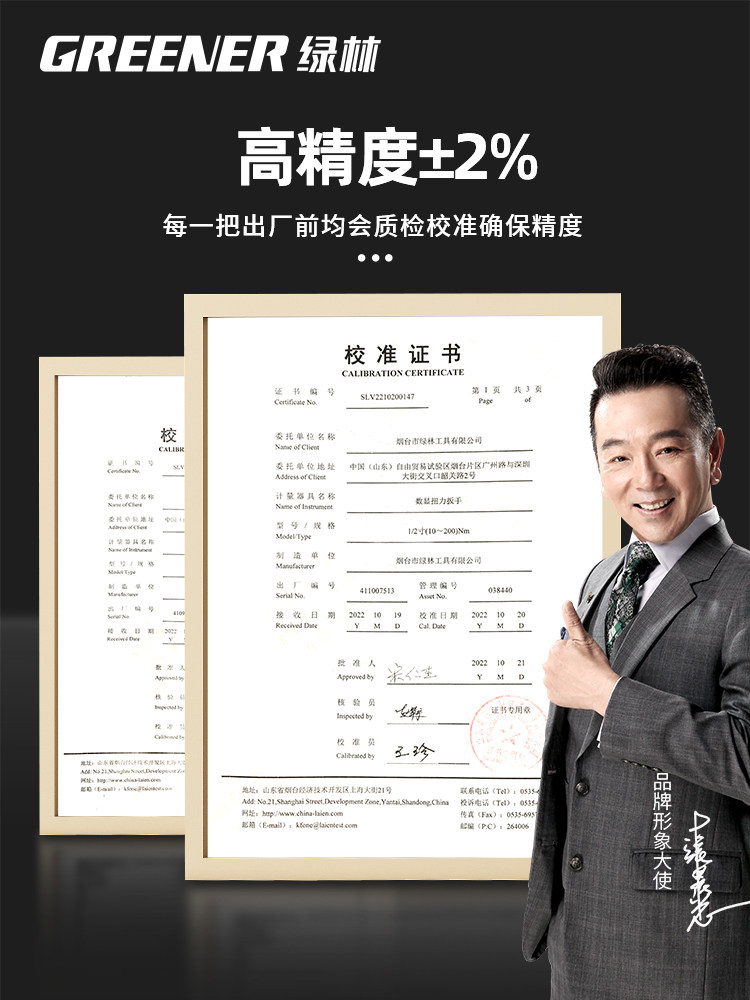 Green Forest Electronic Torque Wrench Digital Spark Plug Torque Wrench Kilogram Wrench High Precision Fixed Torque Wrench Auto Repair