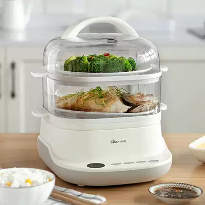 Bear Bear DZG-C60A1 electric steamer multifunctional household small double-layer large capacity steamer Breakfast Machine