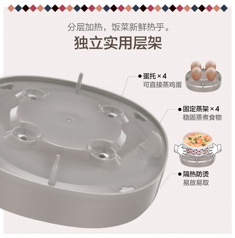 hộp cơm điện lock&lock ejr226ivy Gấu / gấu DFH-S2516 gấu điện ăn trưa hộp cách nhiệt sưởi ấm hộp cơm nóng nồi cơm điện gốm sứ đích thực hộp cơm điện bear dfh-b20j1