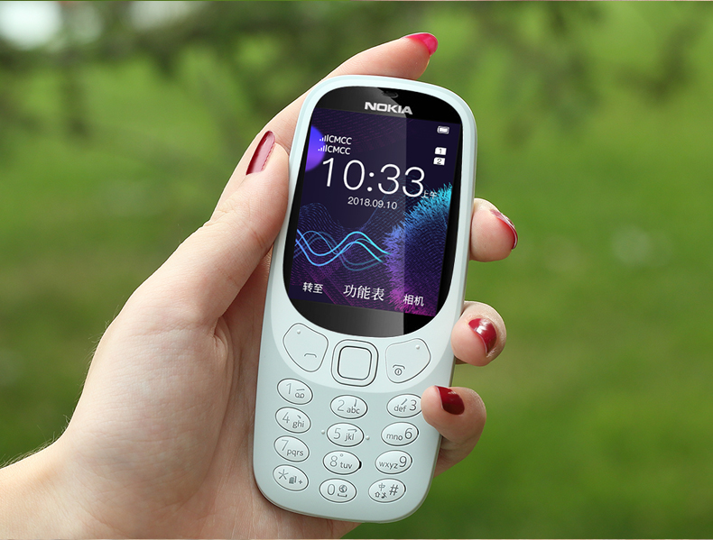 Nokia / Nokia 3310 Ông già thẳng nam sinh viên cổ điển xen kẽ điện thoại di động mini cổ điển chính thức lưu trữ máy mẫu cũ chức năng chính hãng Lokia mới không thông minh