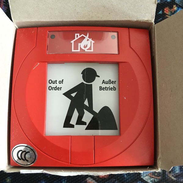 ESSER German Anshe hand newspaper 804971 manual alarm button 804971 hand newspaper new spot
