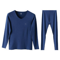 Catman thermal underwear mens thickened plus cashmere German winter heating autumn clothes autumn trousers bottoming cotton sweater suit for men