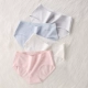 Mèo nam quần lót phụ nữ cotton kháng khuẩn bụng Hông phụ nữ quần short cotton đáy quần thoải mái không có dấu vết tam giác đồ lót - Giữa eo