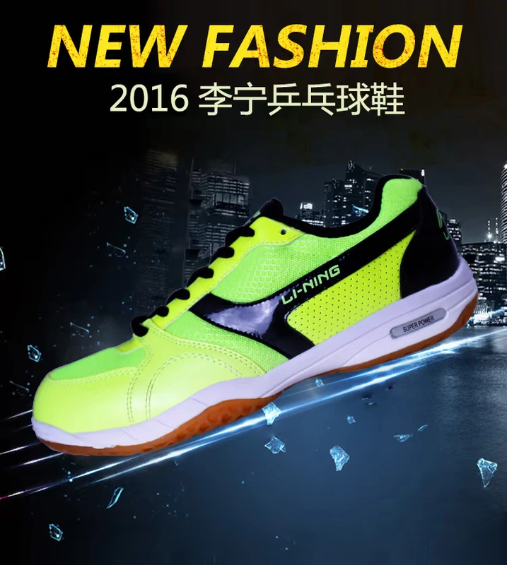 Chính hãng Li Ning giày bóng bàn APPM003 nam giày của phụ nữ chuyên nghiệp giày cạnh tranh Ping Pong đào tạo giày Malone với đoạn