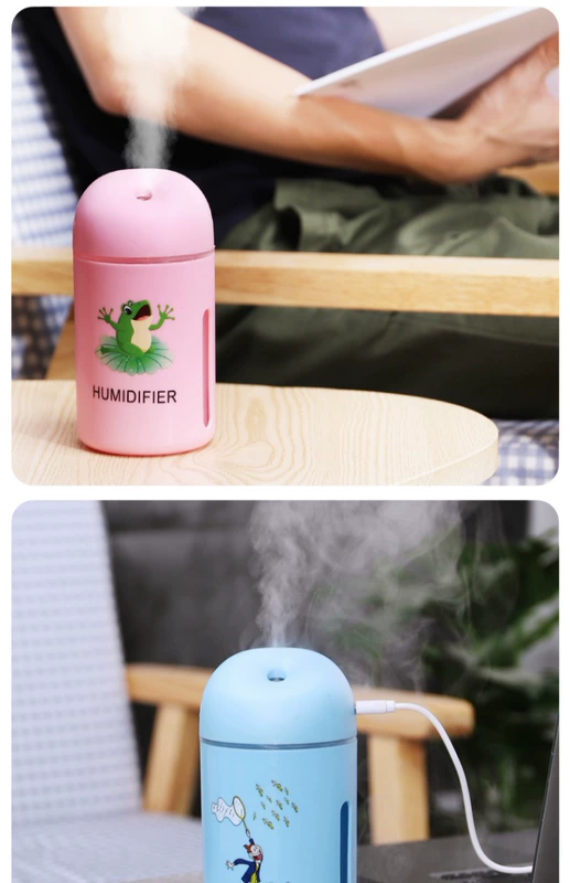 Máy tính để bàn làm ẩm không khí nhà im lặng phun xe USB văn phòng hương liệu máy nhỏ nước hydrator - Máy giữ ẩm