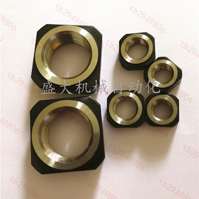 Mithrice Type Ball Bearing Wire Rod Locking Nut Anti Loose Bearing Screw Cap Four Corner Type BNR6 8 10 12