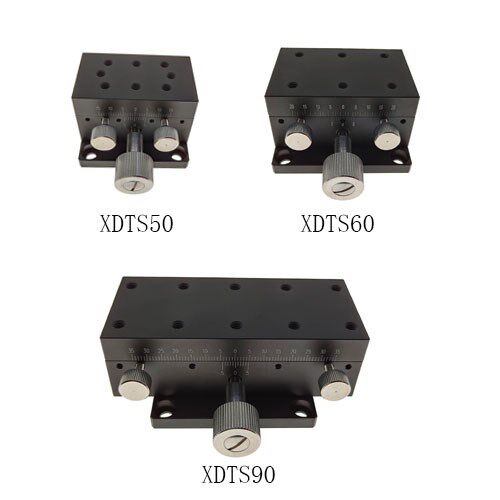 Mithmi XDTS XDTSC50 60 90 dovetail groove gear rack manual displacement slipway fine tuning platform