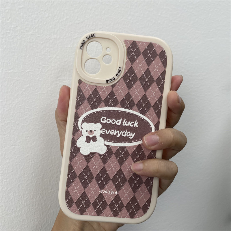 ins Lingling Cubs apply iPhone13 12promax mobile phone protective shell Apple 11 xsmax 7plusxr 