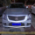 Подходит для Cadillac CTS модифицированный передний бампер 2-го поколения V-образный объемный противотуманные фары со средней сеткой и под сеткой автозапчасти логотип автомобиля mini 2