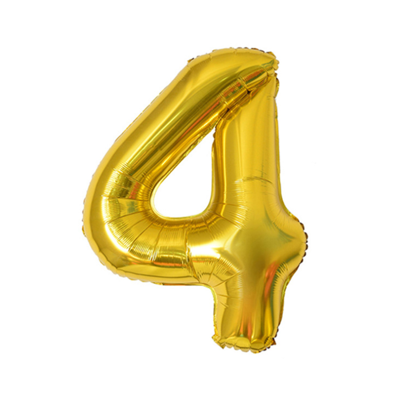 Light Purple & 32 Inch Digital Gold 432 inch aluminum foil number Gold Silver Black Gradients Optional Wedding marry arrangement 0 reach No.9 code Optional Aluminum film balloon