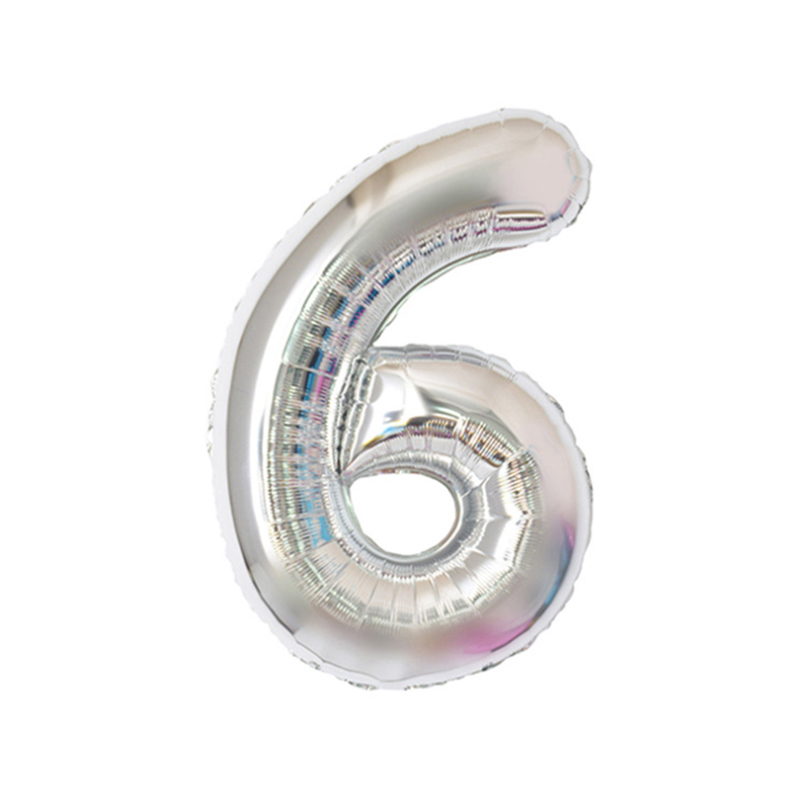 Camel / 32 Inch Digital Silver 632 inch aluminum foil number Gold Silver Black Gradients Optional Wedding marry arrangement 0 reach No.9 code Optional Aluminum film balloon