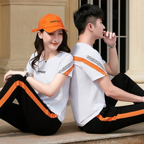 Couples 361 summer thin plus size sports suit Jordano boys and girls group purchase short-sleeved outdoor casual wear