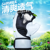 Wanshengda One-time molding liner compression split-finger gloves Sanda fighting adult training half-finger gloves Men and women