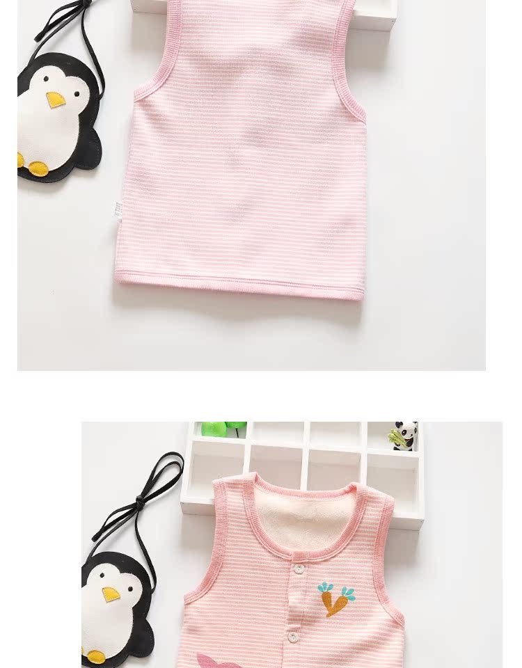 Mùa thu và mùa đông quần áo trẻ em ấm áp dày bé trai và bé gái cộng với áo len nhung khóa dưới vest shop thời trang trẻ em
