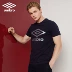 UMBRO yinbao 2019 hè mới cotton nam giản dị đơn giản áo thun thể thao hoang dã đơn giản - Áo phông thể thao