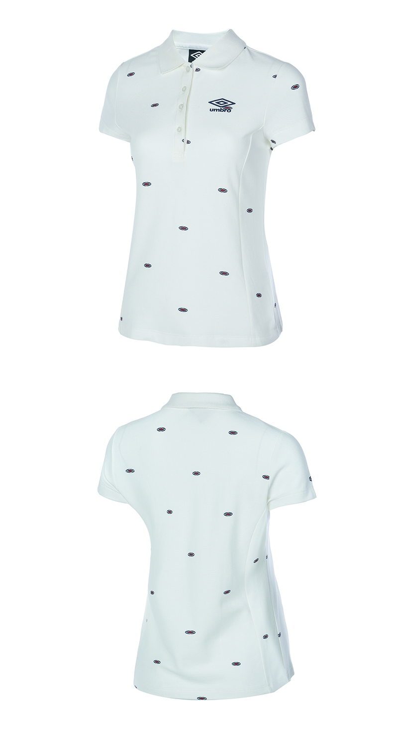 Umbro UMBRO Womens 2018 mới áo ngắn tay thể thao Polo áo thun nữ thoáng khí hoang dã áo khoác polo