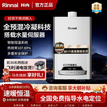 Rinnai gas heating furnace first class energy consumption dual purpose