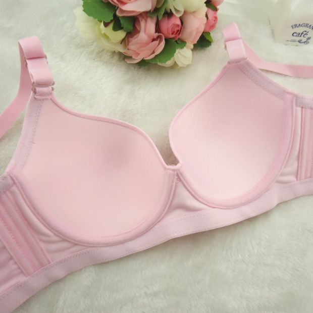 Mùa hè béo MM kích thước lớn màu trắng không có dấu vết áo ngực mỏng đặt ngực lớn tập hợp điều chỉnh gợi cảm do lot nu