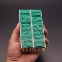 Number seal 0-9 Number seal King size supermarket price tag Outer box Production date Movable type combination number