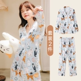 Осенняя хлопковая послеродовая летняя демисезонная пижама для кормящих грудью для беременных для молодой матери