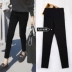 Quần legging bà bầu cộng với nhung chín điểm nâng bụng quần mùa xuân và mùa thu mỏng 2018 mới mặc chân quần mùa thu đông